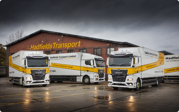 Hadfields Transport fleet and building